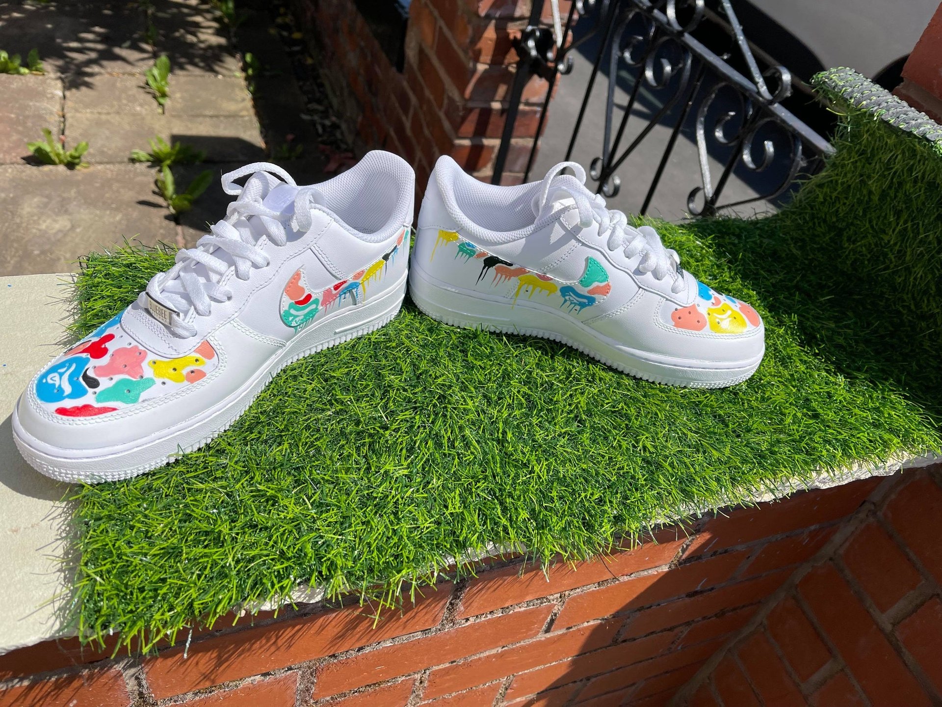 Splatter Paint Multicolor Custom Air Force 1