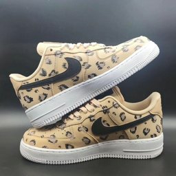 Leopard Print Beige Custom Air Force 1 - view 2