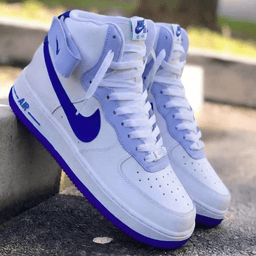 Baby Purple Blue Custom Air Force 1 - view 2