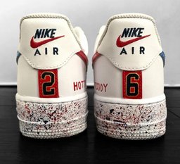 Custom - painted Red Blue Custom Air Force 1 - view 3