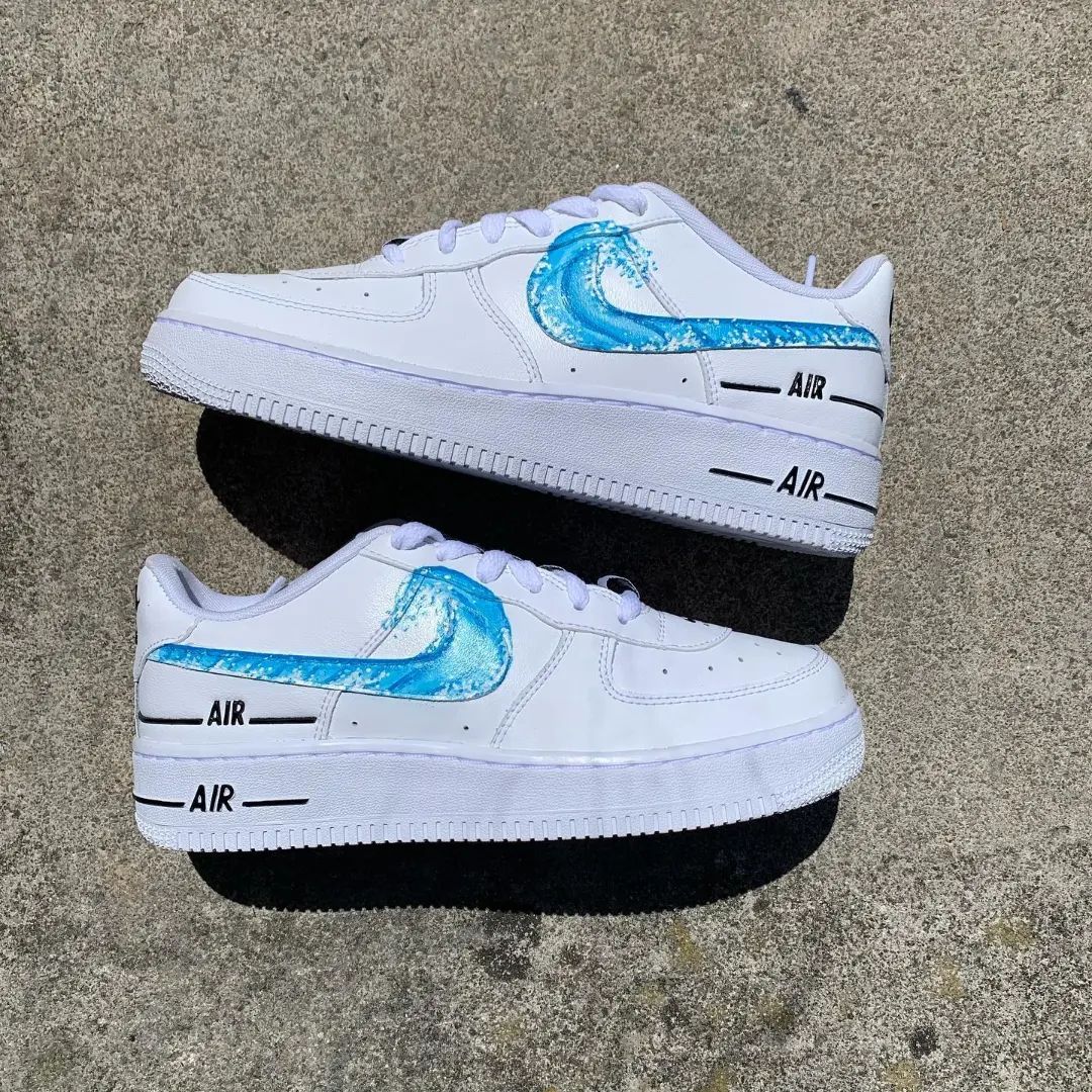 Wave Blue Custom Air Force 1