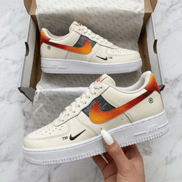 Gradient Orange Custom Air Force 1 - view 2