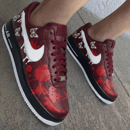 Butterflies Red White Custom Air Force 1