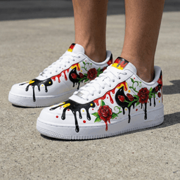 Rose Bird Drip Custom Air Force 1 - view 2