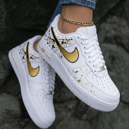 Splash Pattern Gold Custom Air Force 1 - view 2