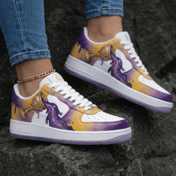 Goblet Pattern Yellow Purple Custom Air Force 1 - view 2