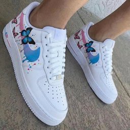 Butterflies Baby Pink Blue Custom Air Force 1
