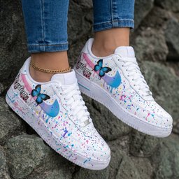 Butterflies Multicolor Custom Air Force 1 - view 2