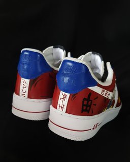 Cartoon Role White Red Dark Blue Custom Air Force 1 - view 4