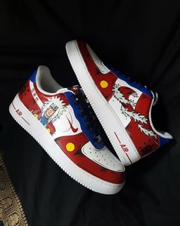 Cartoon Role White Red Dark Blue Custom Air Force 1 - view 5