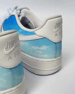 Cloud Blue Sky Cartoon Role t Custom Air Force 1 - view 3