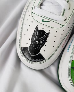 Cartoon Hero Giant Blue Red Green Custom Air Force 1 - view 4