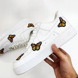Butterfly Yellow Custom Air Force 1 - view 3