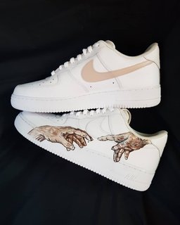Sculpture Hand Brown Custom Air Force 1 - view 5