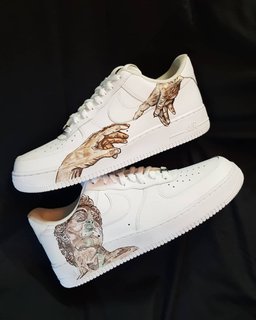 Sculpture Hand Brown Custom Air Force 1 - view 7