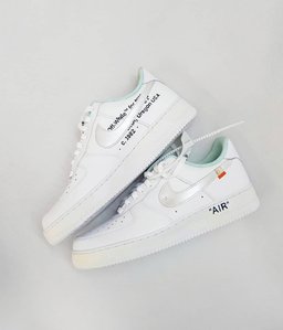 All Black Red White Font Custom Air Force 1 - view 2