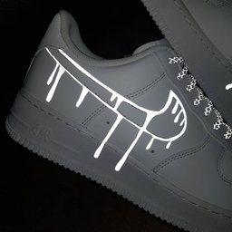 Dripping Swoosh Shine Custom Air Force 1 - view 4