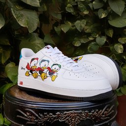 Cartoon Duck Red Yellow Custom Air Force 1 - view 3