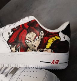 Cartoon Role Black Red Custom Air Force 1 - view 3