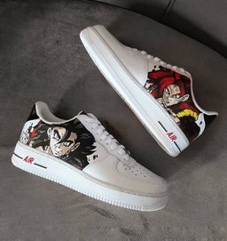 Cartoon Role Black Red Custom Air Force 1 - view 2