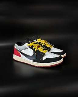 Red Black White Gray Custom Air Force 1 - view 5