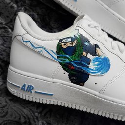 Cartoon Role Black Blue Custom Air Force 1 - view 2