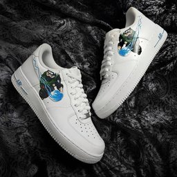 Cartoon Role Black Blue Custom Air Force 1 - view 4