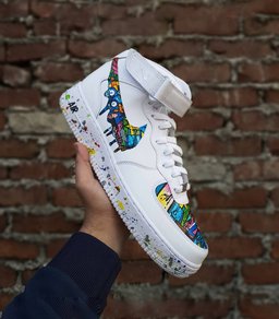 Graffiti Splicing Dripping Swoosh Custom Air Force 1 - view 2