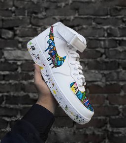 Graffiti Splicing Dripping Swoosh Custom Air Force 1 - view 7
