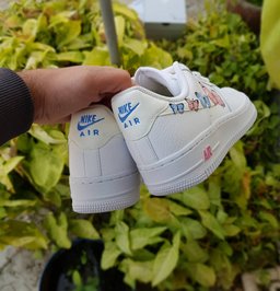 Butterfly Blue Pink Custom Air Force 1 - view 3