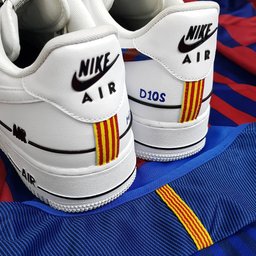 Cartoon Role  Red  Blue Stripe Swoosh Custom Air Force 1 - view 4