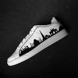 Gothic Castle Forest Animal Eye Black Custom Air Force 1 - view 2