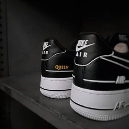 Cartoon Role Ninght Black   Custom Air Force 1 - view 3
