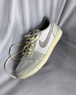 Classical  Light Cyan Gray White Custom Air Force 1 - view 2