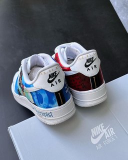 Cartoon Role Blue Red Custom Air Force 1 - view 7