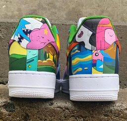 Cartoon Graffiti Hand-drawn Custom Air Force 1 - view 3