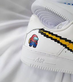 Cartoon Role Mushroom Yellow Custom Air Force 1 - view 2