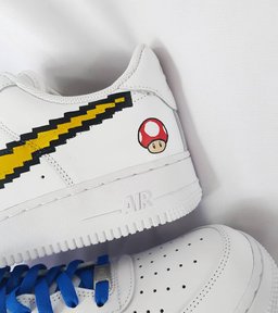 Cartoon Role Mushroom Yellow Custom Air Force 1 - view 3