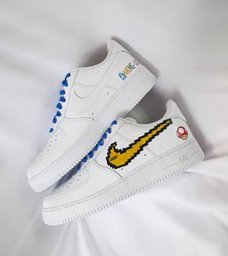 Cartoon Role Mushroom Yellow Custom Air Force 1 - view 5