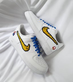 Cartoon Role Mushroom Yellow Custom Air Force 1 - view 6