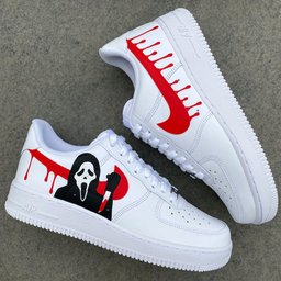 Grim Reaper Red Drip Custom Air Force 1 - view 2