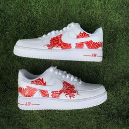Red Dragon Custom Air Force 1 - view 2
