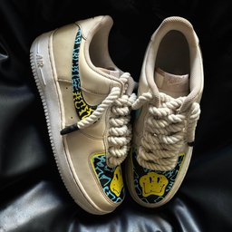Graffiti Abstract Art Custom Air Force 1 - view 2