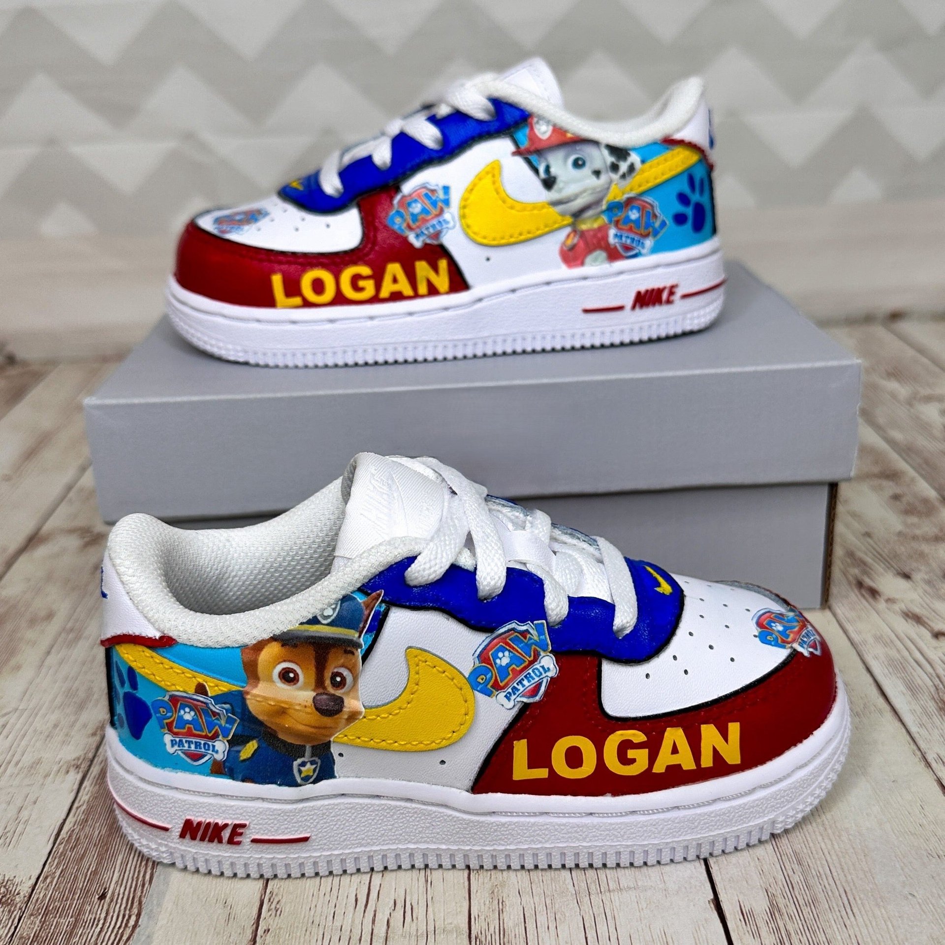 Paw Patrol kids Gift Custom Air Force 1