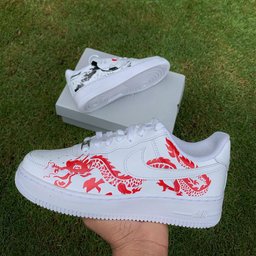 Rising Sun Dragon Ocean Custom Air Force 1 - view 2