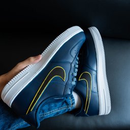 Gold Black Blue Custom Air Force 1