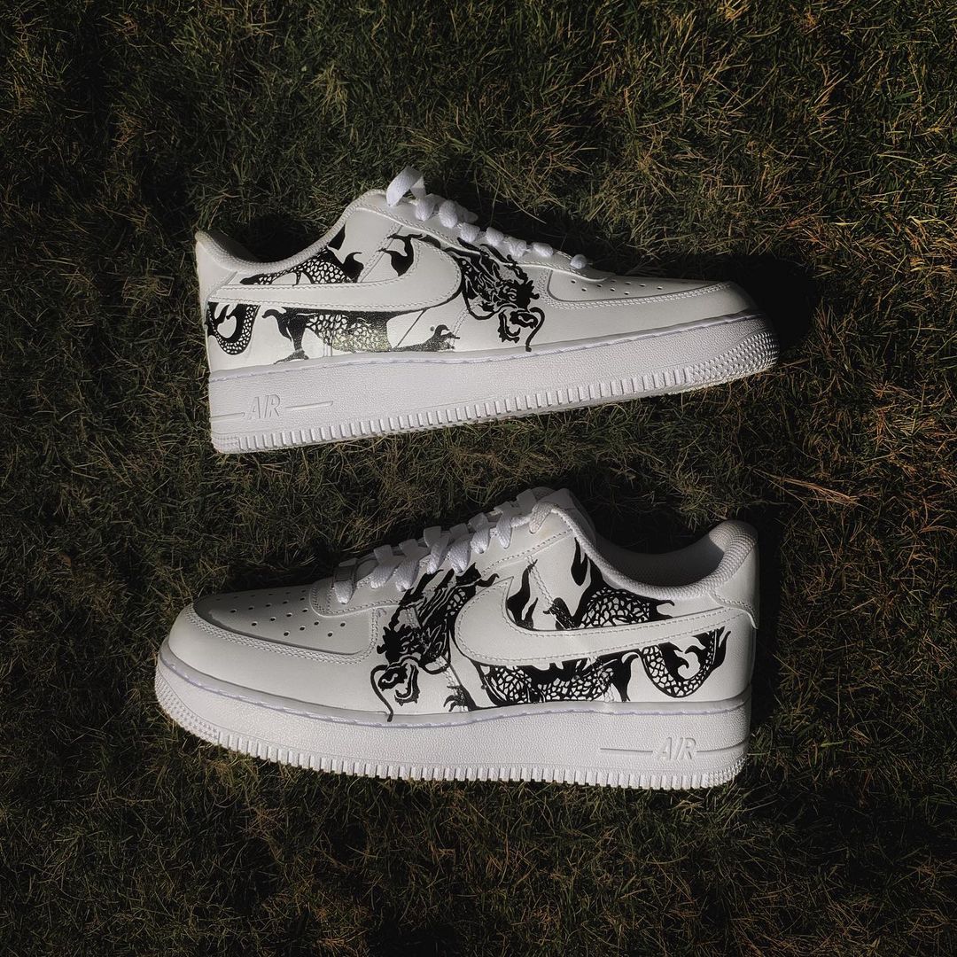 Black Dragon Custom Air Force 1