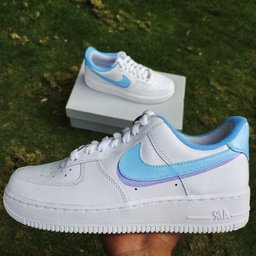 Blue-Purple Gradient Custom Air Force 1 - view 2