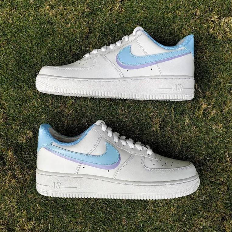 Blue-Purple Gradient Custom Air Force 1