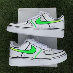 Green Line Custom Air Force 1 - view 2
